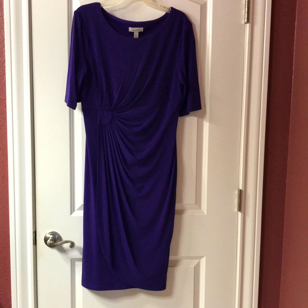 Dressbarn size 14 purple dress.